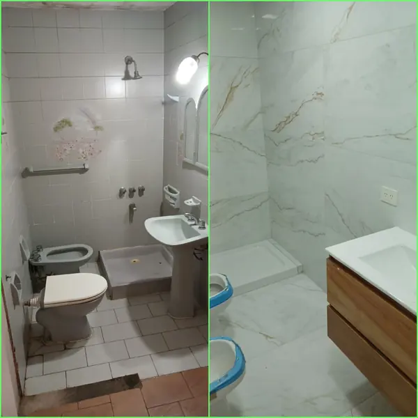 Baño: antes y después