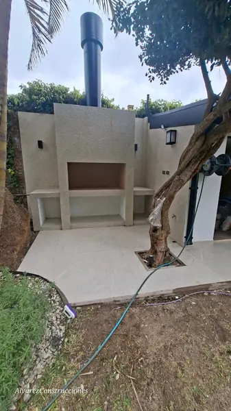 Parrilla y patio
